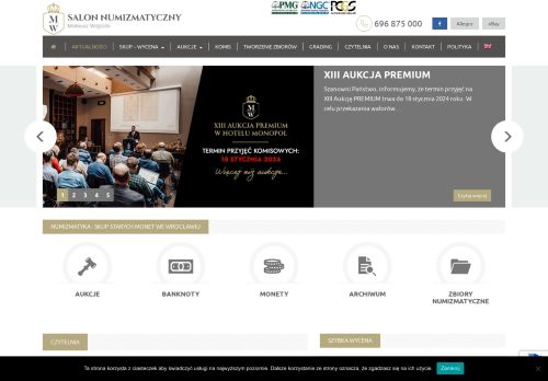 SALON NUMIZMATYCZNY MATEUSZ WÓJCICKI SPÓŁKA Z OGRANICZONĄ ODPOWIEDZIALNOŚCIĄ